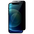 Panzer Premium Full-Fit Privacy iPhone 12/12 Pro Hærdet Glas - Klar