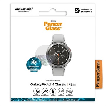 PanzerGlass AntiBacterial Samsung Galaxy Watch4 Classic Hærdet Glas