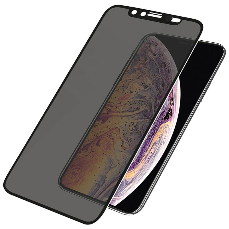 PanzerGlass CF Privacy iPhone X / iPhone XS Panserglas Sort