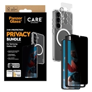 Samsung Galaxy S26 PanzerGlass Care 3-i-1 privatlivspakke - gennemsigtig