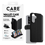 Samsung Galaxy A57 PanzerGlass Care Feature Pung etui med stativ - Sort