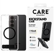 Samsung Galaxy S26+ PanzerGlass Care Kickstand Cover - MagSafe-kompatibel - Klar / Sort