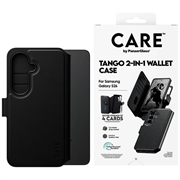 Samsung Galaxy S26 PanzerGlass Care Tango 2-i-1 pungetui - MagSafe-kompatibel - Sort