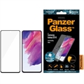 Samsung Galaxy S21 FE 5G PanzerGlass AntiBacterial Skærmbeskyttelse Hærdet Glas - 9H - Case Friendly - Sort Kant