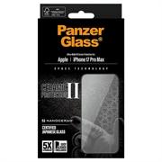 iPhone 17 Pro Max PanzerGlass Ceramic II Protection Ultra-Wide Fit EasyAligner Skærmbeskyttelse Hærdet Glas - 9H - Sort kant