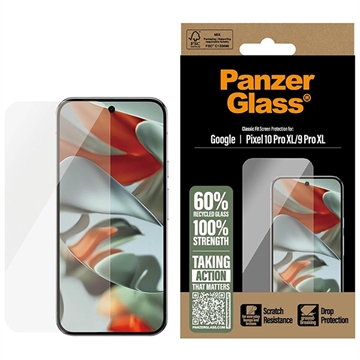 Google Pixel 10 Pro XL/9 Pro XL PanzerGlass Classic Fit Skærmbeskyttelse Hærdet Glas - 9H