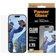 iPhone 17/16 Pro PanzerGlass Classic Fit EasyAligner Skærmbeskyttelse Hærdet Glas - 9H
