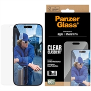 iPhone 17 Pro PanzerGlass Classic Fit EasyAligner Skærmbeskyttelse Hærdet Glas - 9H