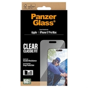 iPhone 17 Pro Max PanzerGlass Classic Fit EasyAligner Skærmbeskyttelse Hærdet Glas - 9H