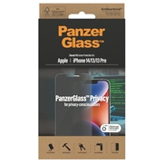PanzerGlass Classic Fit Privacy iPhone 13/13 Pro/14 Hærdet Glas