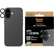 iPhone 17/16/16 Plus PanzerGlass Hoops Kameralinsebeskytter - Sort