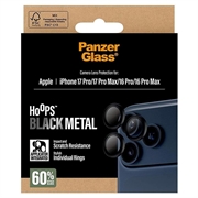 iPhone 17 Pro/17 Pro Max/16 Pro/16 Pro Max PanzerGlass Hoops Kameralinsebeskytter - Sort