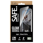 iPhone 17/16 Pro PanzerGlass Safe Ultra-Wide Fit Skærmbeskyttelse Hærdet Glas - 9H - Klar