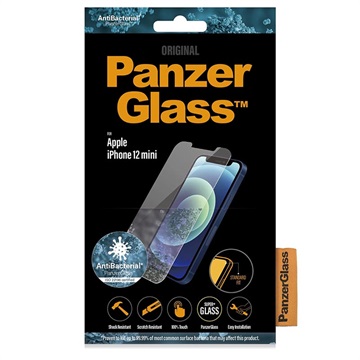 PanzerGlass iPhone 12 Mini Hærdet glas - Gennemsigtig
