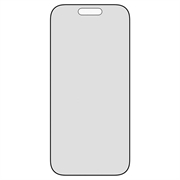 iPhone 17/16 Pro PanzerGlass Ultra-Wide Fit EasyAligner 2-Way Privacy Skærmbeskyttelse Hærdet Glas - 9H - Sort kant
