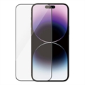 iPhone 14 Pro Max PanzerGlass Ultra-Wide Fit EasyAligner Hærdet Glas - Sort Kant