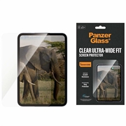 iPad Mini (2026) PanzerGlass Ultra-Wide Fit EasyAligner Skærmbeskyttelse Hærdet Glas - Gennemsigtig