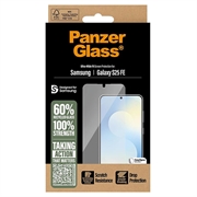 Samsung Galaxy S25 FE PanzerGlass Ultra-Wide Fit EasyAligner Skærmbeskyttelse Hærdet Glas - Gennemsigtig