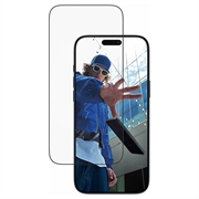 iPhone 17 Pro Max PanzerGlass Ultra-Wide Fit EasyAligner Skærmbeskyttelse Hærdet Glas - Sort kant