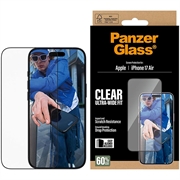 iPhone Air PanzerGlass Ultra-Wide Fit EasyAligner Skærmbeskyttelse Hærdet Glas - Sort kant
