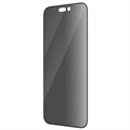 iPhone 14 Pro Max PanzerGlass Ultra-Wide Fit Privacy EasyAligner Hærdet Glas - Sort Kant
