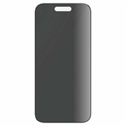iPhone 15 Pro PanzerGlass Ultra-Wide Fit Privacy EasyAligner Hærdet Glas - Sort Kant