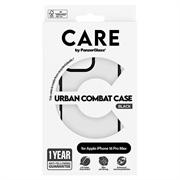 iPhone 16 Pro Max PanzerGlass Care Urban Combat Cover - Sort / Gennemsigtig