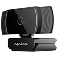 Papalook AF925 FullHD Webcam med Autofocus - Sort