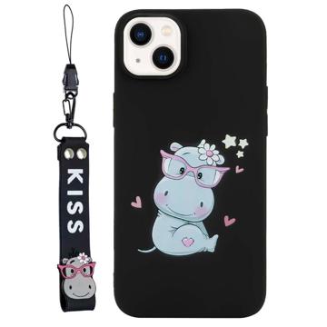 Kiss Series iPhone 14 Plus TPU Cover med Rem