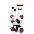 3D Figur Serie iPhone 14 TPU Cover - Sød Panda