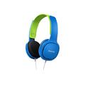 Philips SHK2000BL On-Ear headset til børn med lydbegrænsere - blå/grøn