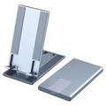 Universal Multi-Vinkel Bordholder til Smartphone/Tablet - Sølv