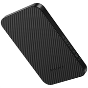 Pitaka Aramid Fiber Qi2 MagSafe-powerbank 5000mAh - Sort / grå