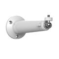 Justerbar plastikholder til overvågningskamera - hvid