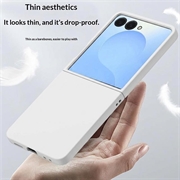 Samsung Galaxy Z Flip8 Plastik Cover - Hvid