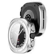 Samsung Galaxy Watch Ultra2 Plastikcover med Skærmbeskyttelse Hærdet Glas - 47mm - Mat sølv