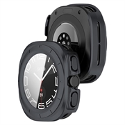 Samsung Galaxy Watch Ultra2 Plastikcover med Skærmbeskyttelse Hærdet Glas - 47mm - Mat anløben grå