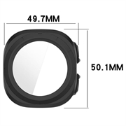 Samsung Galaxy Watch Ultra2 Plastikcover med Skærmbeskyttelse Hærdet Glas - 47mm - Mat anløben grå
