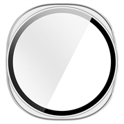 Samsung Galaxy Watch9 Plastikcover med Skærmbeskyttelse Hærdet Glas - 44mm - Mat sølv
