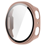 Samsung Galaxy Watch9 Plastikcover med Skærmbeskyttelse Hærdet Glas - 44mm - Pink