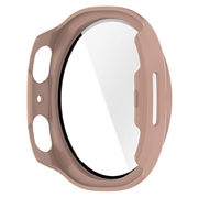 Samsung Galaxy Watch9 Plastikcover med Skærmbeskyttelse Hærdet Glas - 44mm - Pink