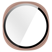 Samsung Galaxy Watch9 Plastikcover med Skærmbeskyttelse Hærdet Glas - 44mm - Pink