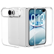 iPhone Fold Plastik Cover - Gennemsigtig