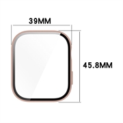 Huawei Watch Fit 3 Plastikcover med Skærmbeskyttelse Hærdet Glas - Sort