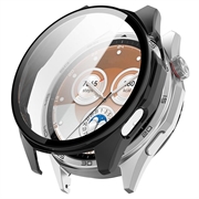 Huawei Watch GT 6 Plastikcover med Skærmbeskyttelse Hærdet Glas - 46mm - Sort