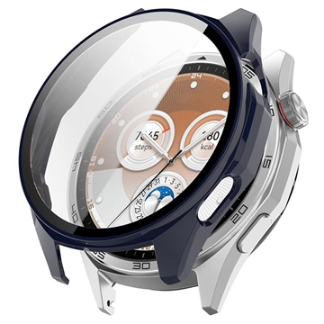 Huawei Watch GT 6 Plastikcover med Skærmbeskyttelse Hærdet Glas - 46mm - Blå