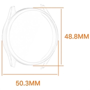 Huawei Watch GT 6 Plastikcover med Skærmbeskyttelse Hærdet Glas - 46mm - Klar