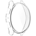Samsung Galaxy Watch6 Plastikcover med Skærmbeskyttelse Hærdet Glas - 44mm - Klar