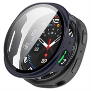 Samsung Galaxy Watch9 Plastikcover med Skærmbeskyttelse Hærdet Glas - 40mm - Blå