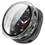 Samsung Galaxy Watch9 Plastikcover med Skærmbeskyttelse Hærdet Glas - 40mm - Klar
